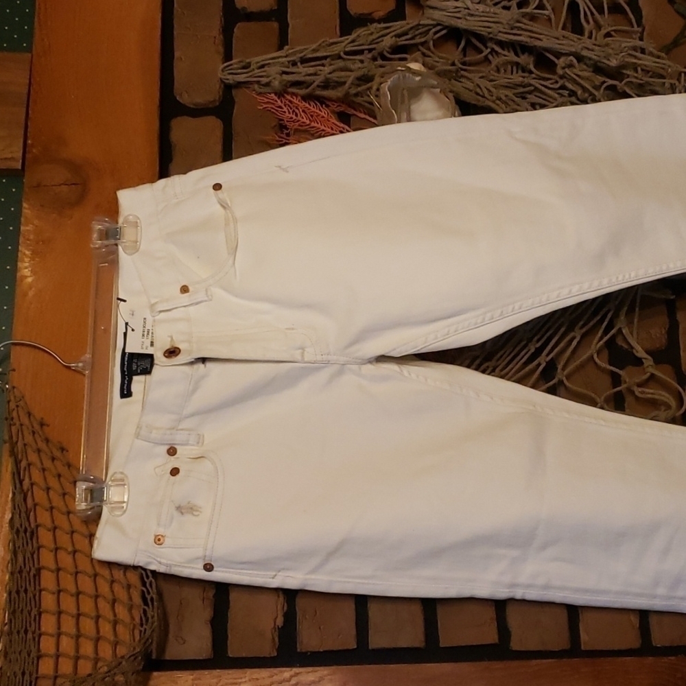 RALPH lauren sport white Jean's size 27 NWT
